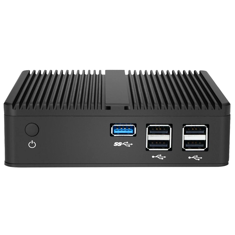 PC Mini Industri XCY dengan N2840 Mendukung WiFi Linux Komputer Tanpa Kipas dengan 4xUSB2.0 1xUSB3.0 1xHDMI 1xVGA Windows10 Siap