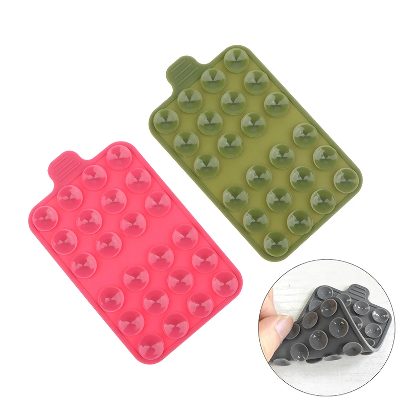 Backed Adhesive Silicone Rubber Sucker Pad For Fixed Pad Double Side Silicone Suction Pad For Mobile Phone Fixture Suction Cup