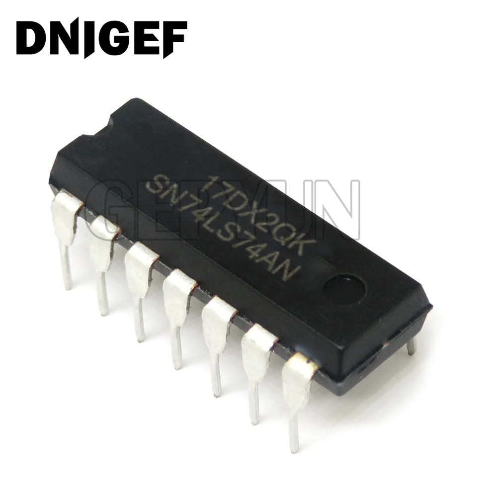 10PCS HD74LS74AP DIP14 HD74LS74 DIP SN74LS74AN DIP-14 74LS74 SN74LS74N HD74LS74P new and IC