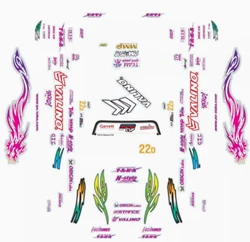 TC960 1/10 Nissan S15 Naoki Drift Sticker Decal sheet