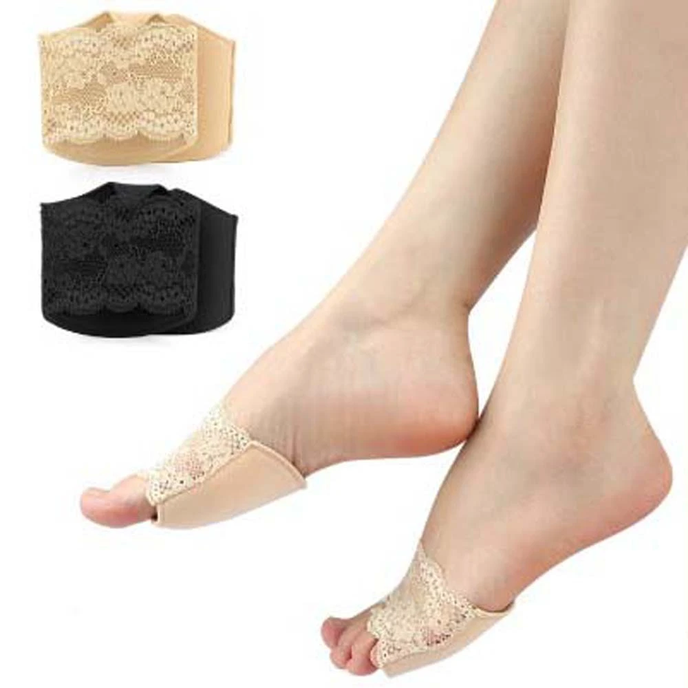 Foot Care Toe Separator Socks Women Socks Metatarsal Pads Mesh Forefoot Pads Comfort Padding Sweat Absorbing