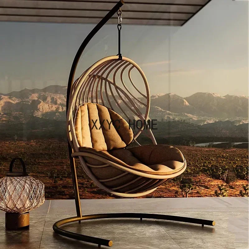 

Lazy Comfortable Hanging Chair Lounger Patio Garden Outdoor Hanging Chair Hammock Swing Chaise Suspendue Chair Furniture