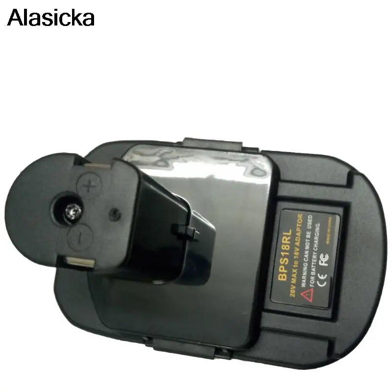 Battery Adapter For Black&Decker For Stanley For Porter Cable 20V Lithium Battery For Ryobi 18V P108 Battery BPS18RL