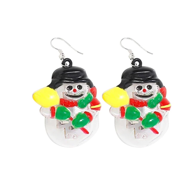 Xmas earrings that light up sales