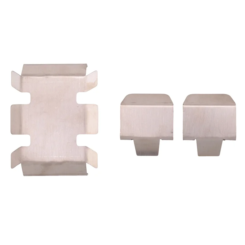Protetor de eixo de armadura de chassi de aço inoxidável placa antiderrapante para MST CFX CMX RC Track Car Acessórios de atualização