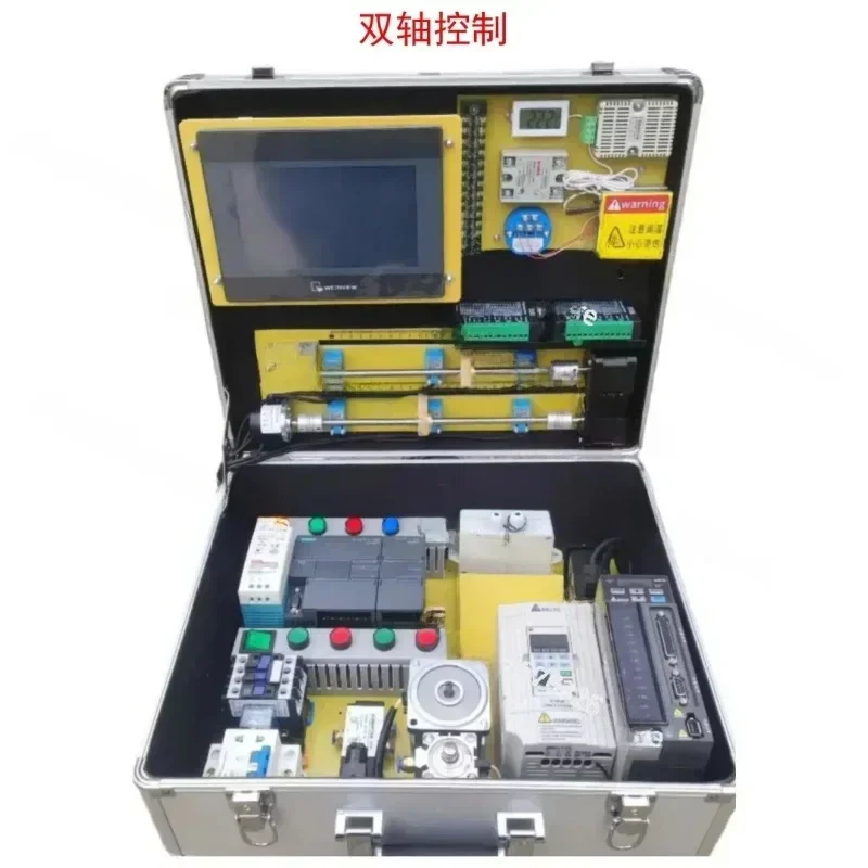 Customized S7-200 Smart PLC Training Kit Test Practice Box Learning HMI Touch Screen Programming Teaching For sie