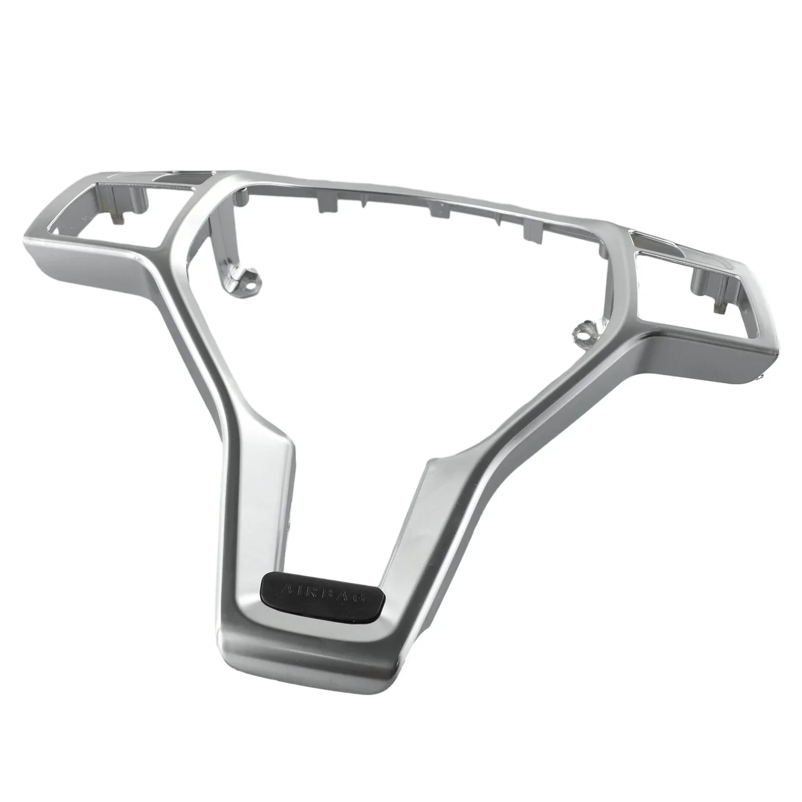 

1x Steering Wheel ABS Plastic Correct Connector For Benz For Mercedes Silver Trim Cover 2012-14 Practical To Use