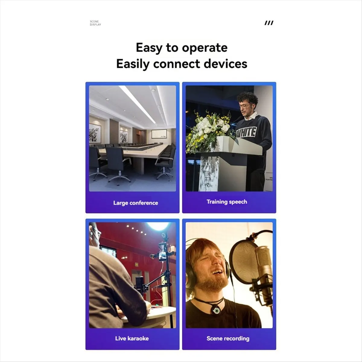 2026 جديد + مضخم ميكروفون ديناميكي 5 فولت مصدر طاقة قناة واحدة تزيد من الأنشطة المتعددة لسقوط الميكروفون الديناميكي