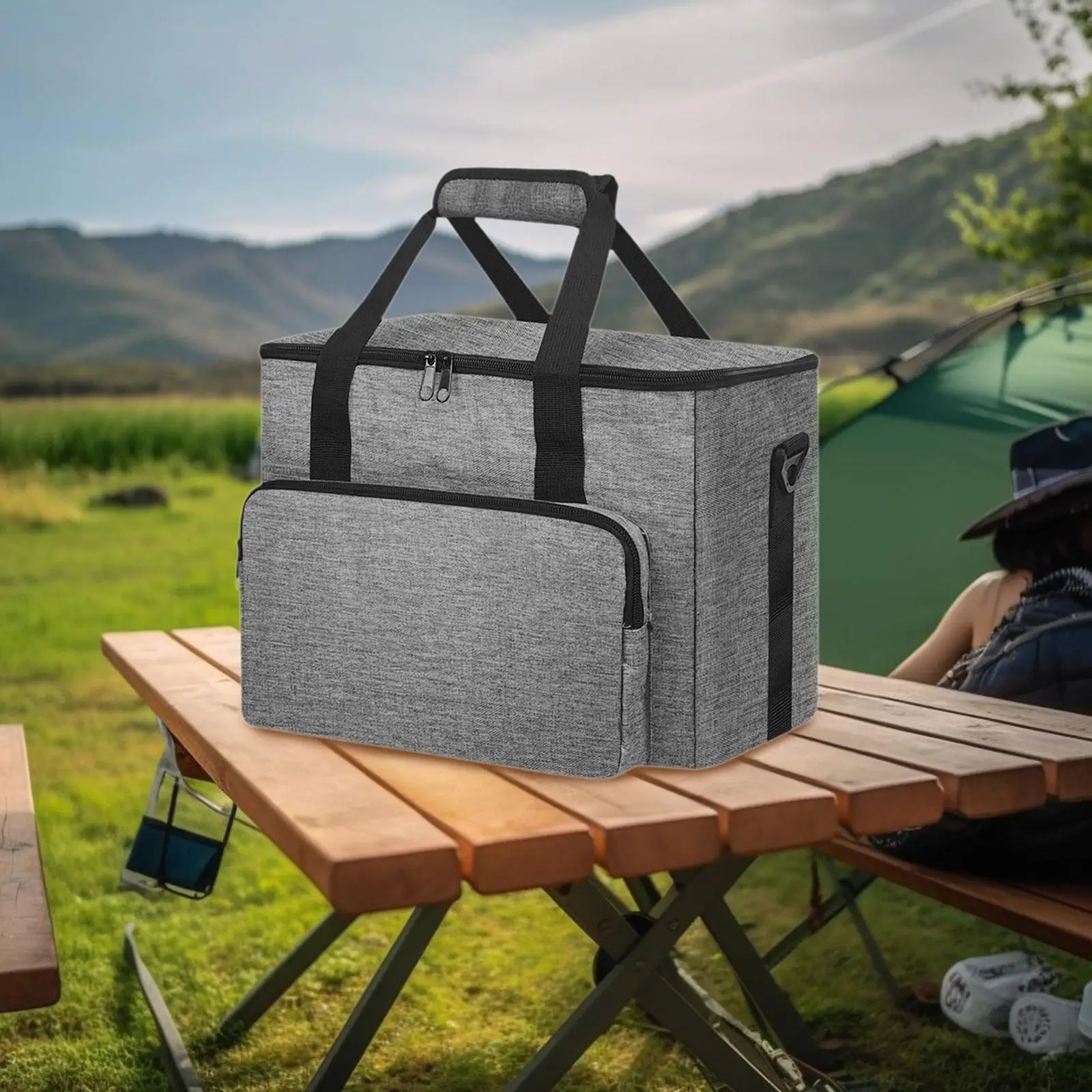 

Carrying Case Organizer with Handle for Charging Cable Accessories Multiple