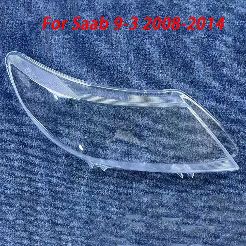 For Saab 9-3 2008-2014 Transparent Shade Mask Headlight Cover Lampshade Headlamp Shell Plexiglass Auto Replacement Parts
