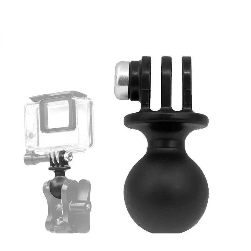 1-inch Mini Ball Head Base Adapter Plastic 25mm for GoPro Hero 13 12 11 10 DJI Action Sjcam Yi 4K DSLR Camera RAM Tripod Mount