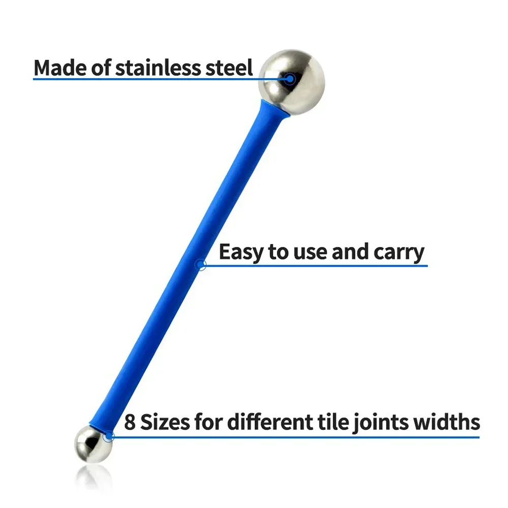 Imagem -06 - Faça Você Mesmo Polymer Clay Ferramentas Enchimento e Calafetagem Kit Tile Grout Pressão do Piso Costura Stick Pcs Aço Inoxidável Profissional