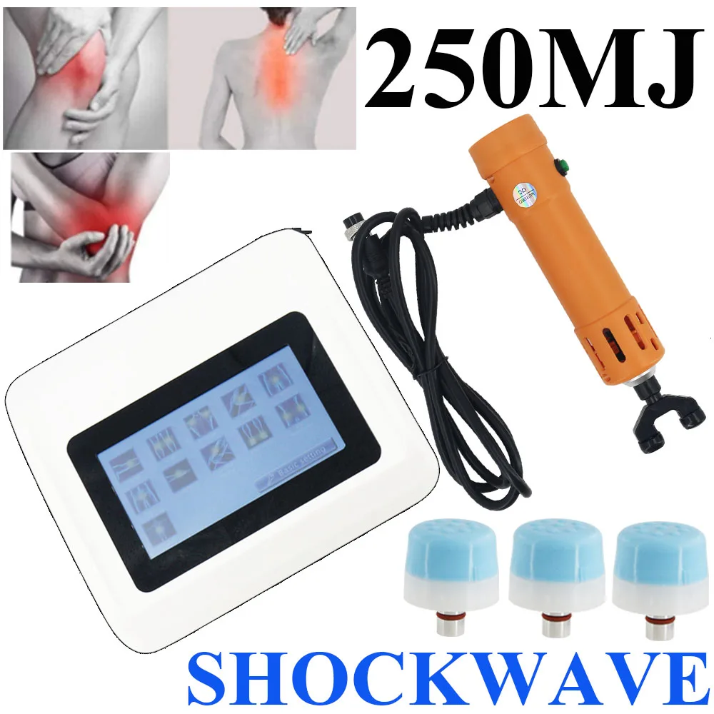 

Professional Shock Wave 7 Inch Touch Screen 250MJ Muscle Massager For ED Treatment Pain Relief Relax Shockwave Therapy Machine