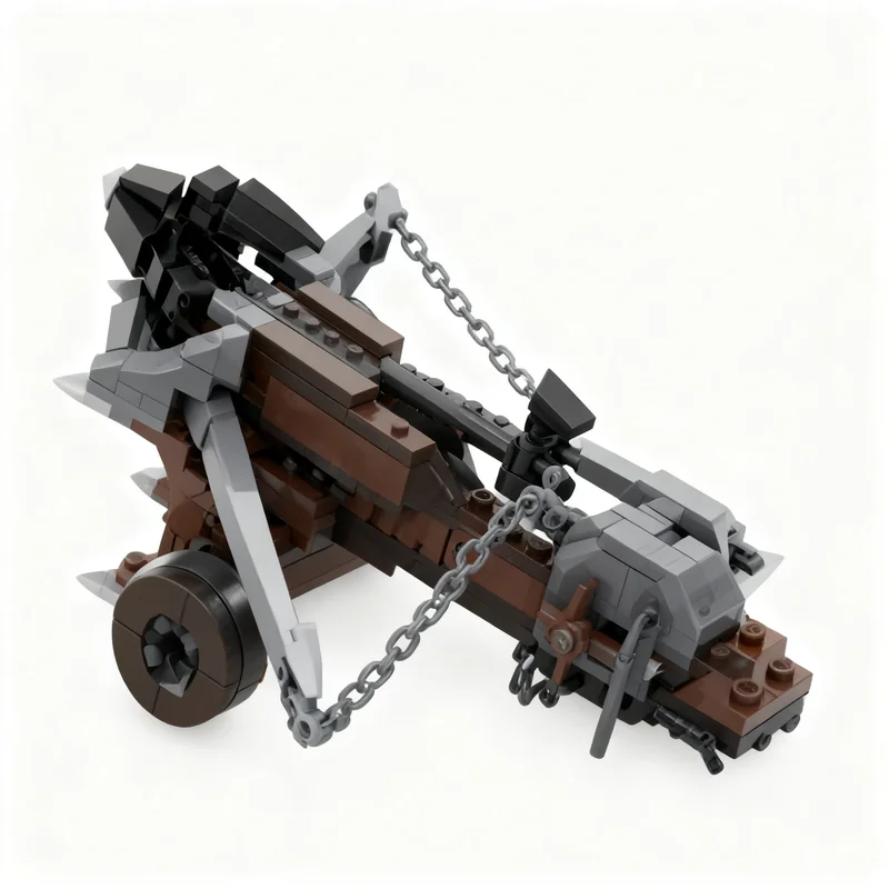 259pcs MOC Siege Mordor Orc Ballista The Hobbit Lord The Rings Model Building Blocks Christmas Gift Toy Idea Craft Assemble