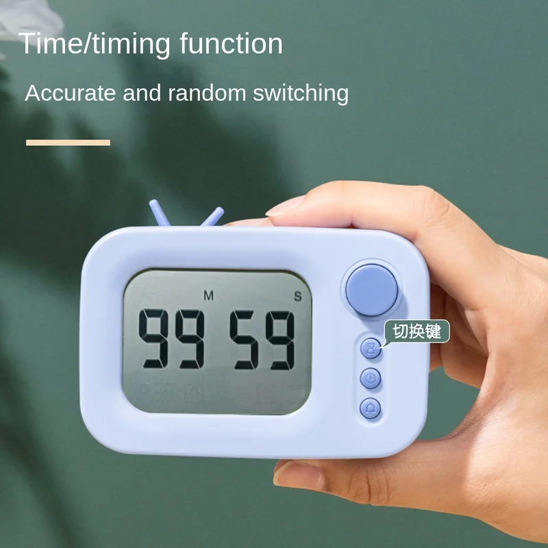 LED electronic temperature and humidity meter students use smart alarm clock clock multi-function bedside glow-in-the-dark timer