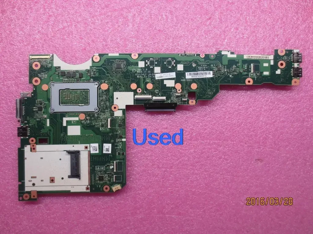 Gebruikt Voor Lenovo ThinkPad L560 Laptop Moederbord Moederbord CPU I5-6200 UMA 00UR708 00UR181 00UR183 00UR710