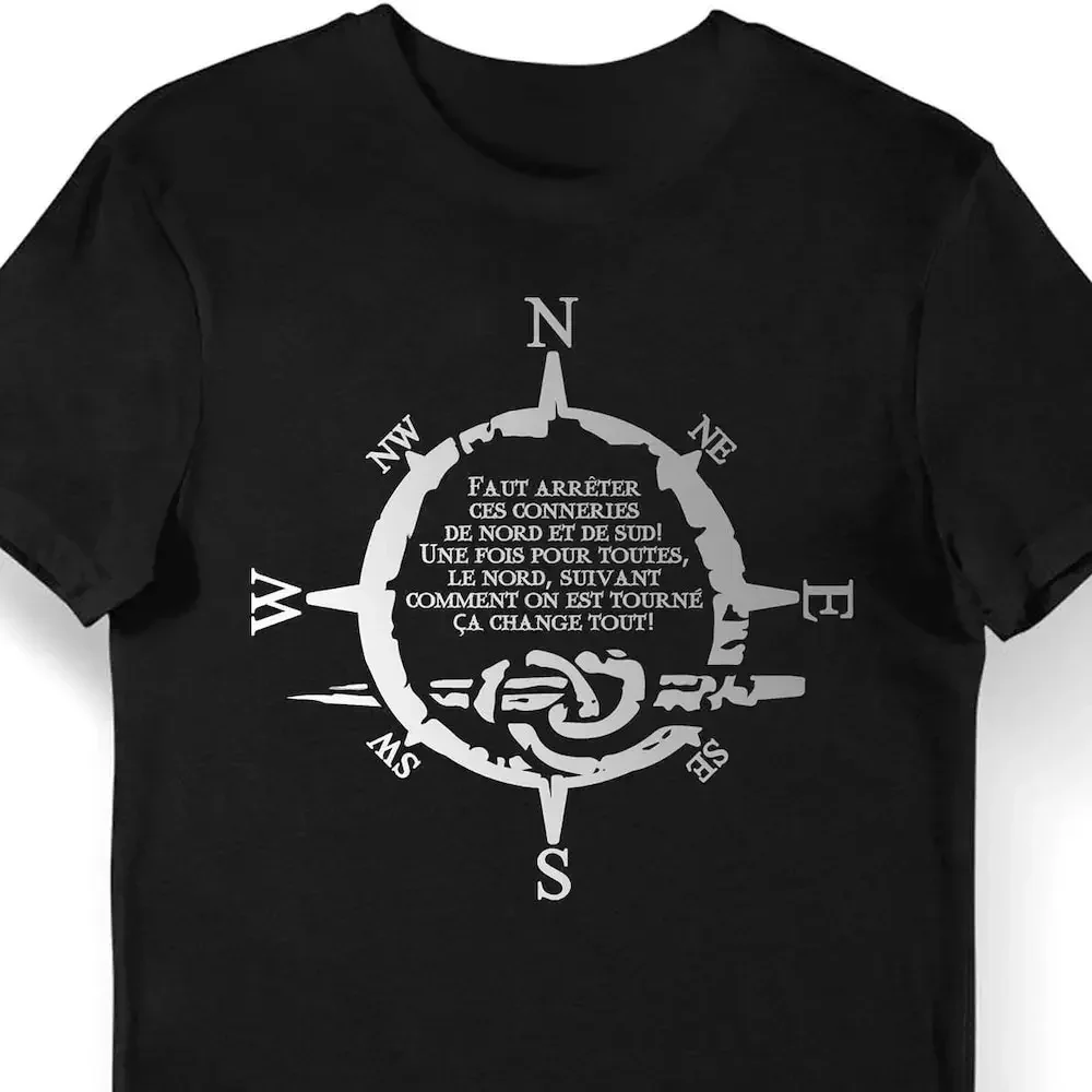 Camiseta Kaamelott Quote Perceval North South Bio para hombre y niño, camiseta y body para bebé, serie de televisión Humor