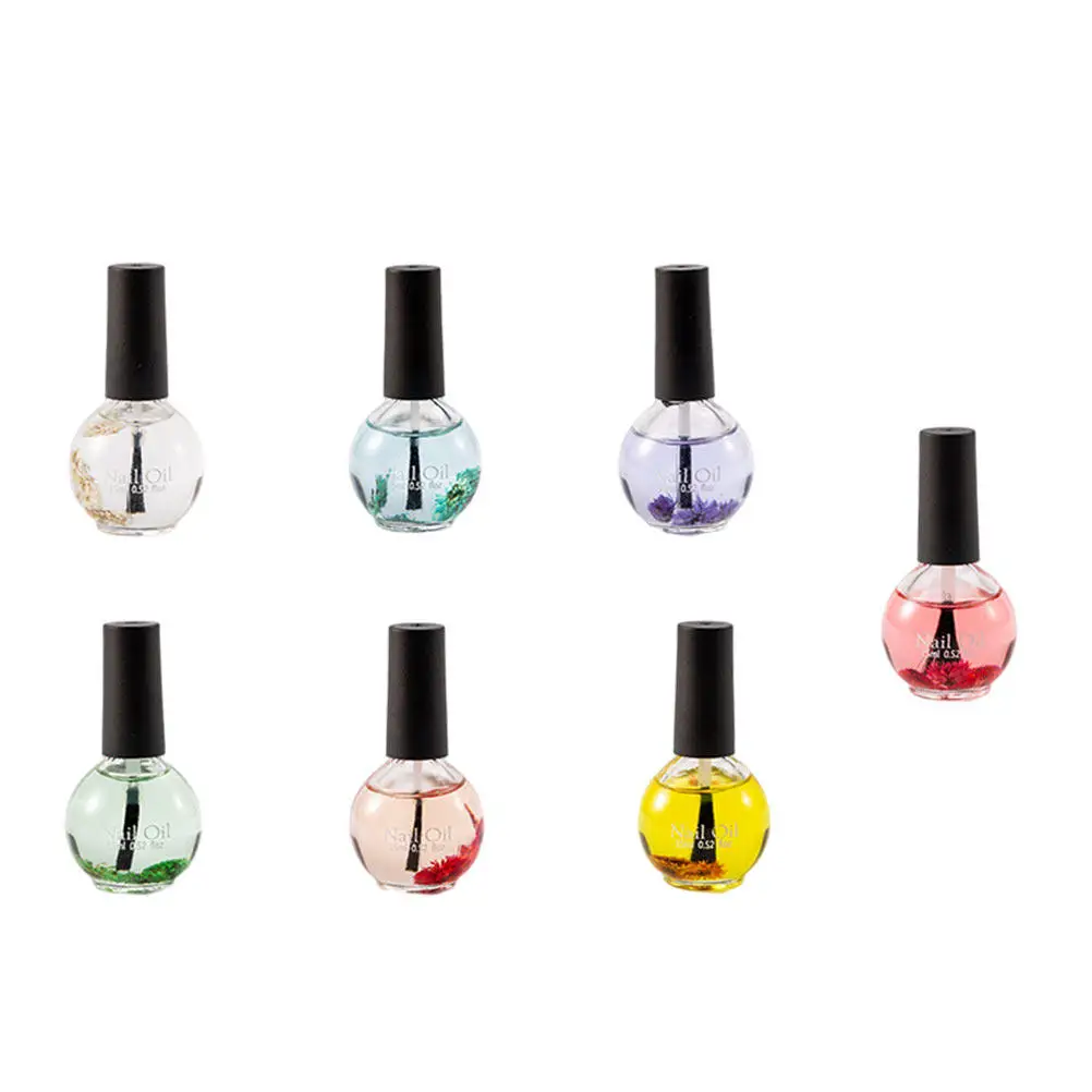 

7pcs Nutrition Oil 15ml Caring Nail Oil Jasmine Blueberry Lavender Aloe Strawberry Nail Care Accessory