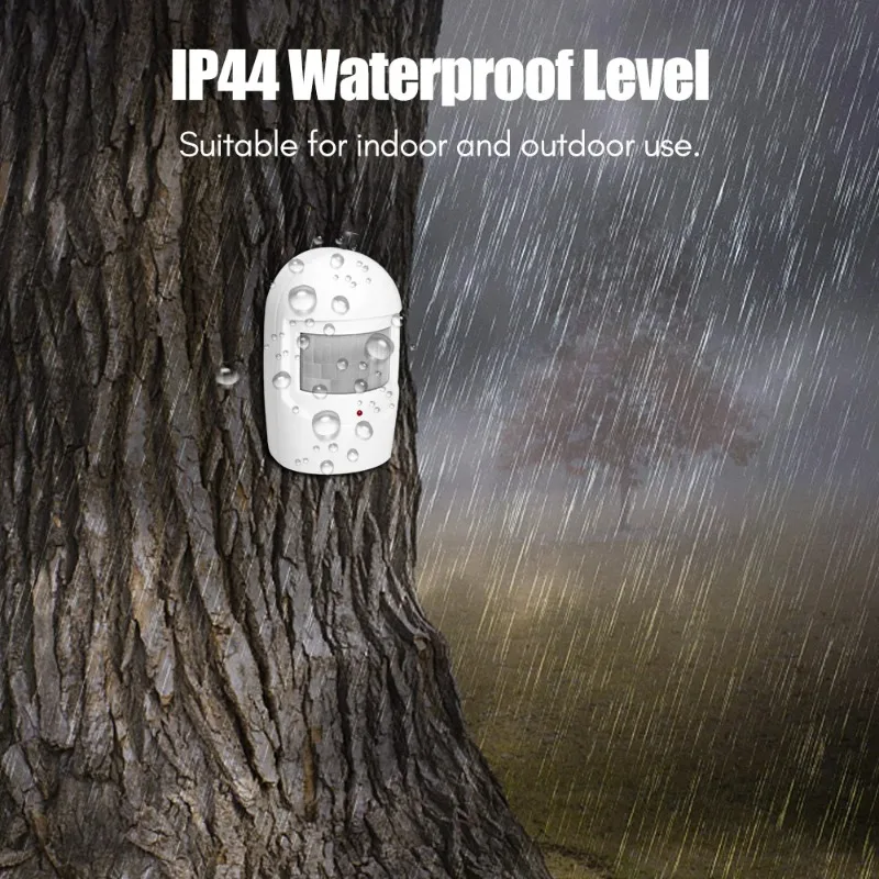 For Home Outdoor Use Multifunctional Wireless Driveway Alarm IR Motion Sensor Alarm Doorbell 1 Receiver 2 Transmitters