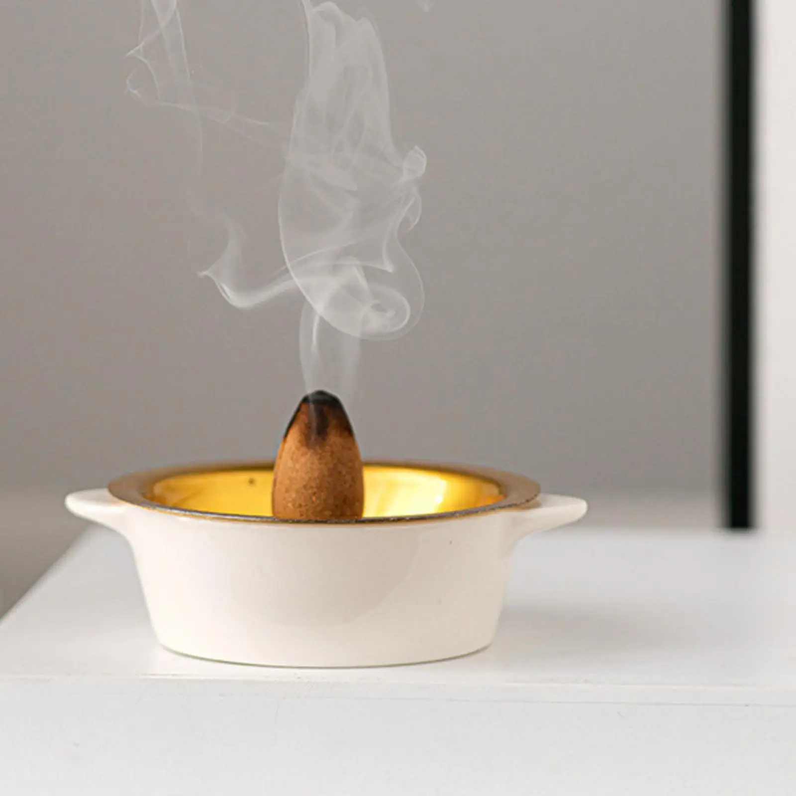 Ceramic Incense Burner, Incense Stand, White Ceramic Bowl ,Morden Incense Holder