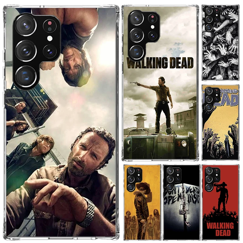 The Walking Deads TV Phone Case for Samsung Galaxy S26 S24 S23 Ultra S25 Edge S22 S21 Plus S20 FE + Soft Print Shell Funda Galax