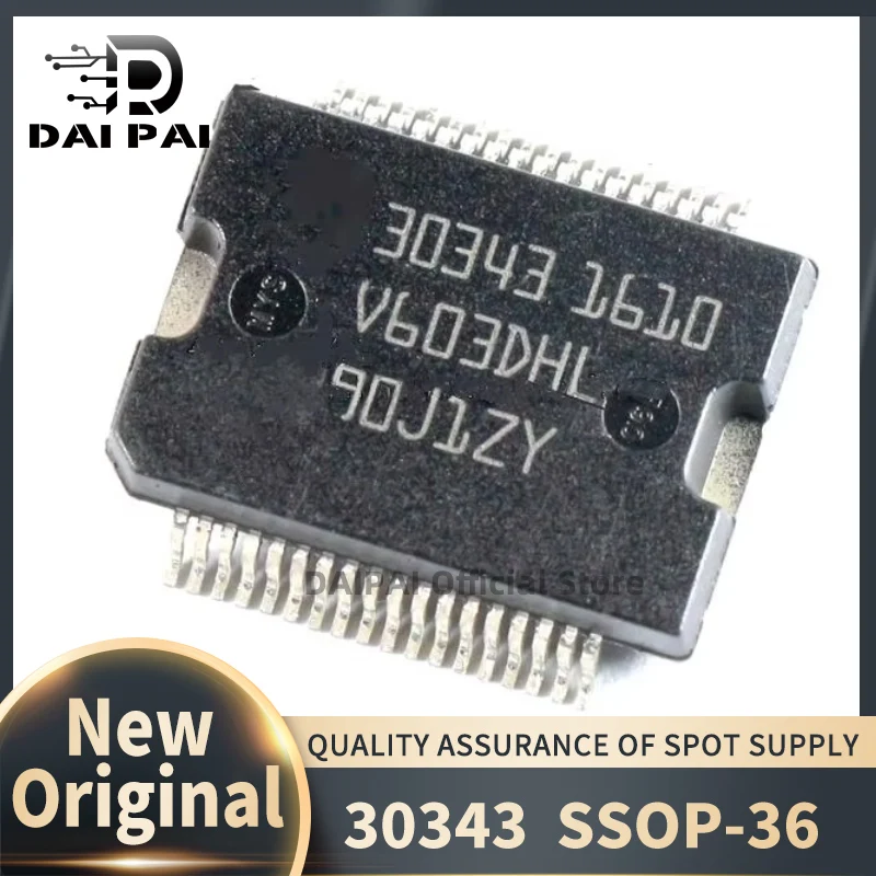 

(10 шт.) 100% новый оригинальный 30343 автомобильный микросхема питания для BOSCH ME7.5 M797 Volkswagen Golf двигатель автомобиля компьютерная плата чипы SSOP-36