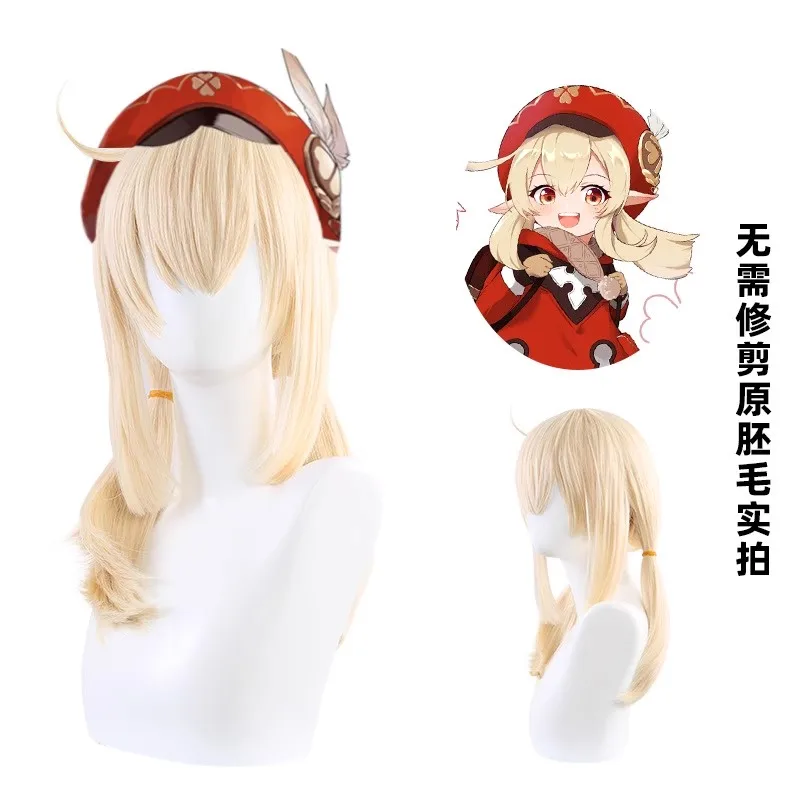 

Heat Resistant fiber wigs Cosplay Wig for Genshin Impact Klee