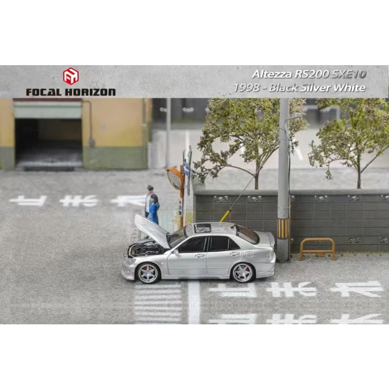 PreSale FH 1:64 Altezza RS200 SXE10 Opened Hood Diecast Diorama Car Model Collection Miniature Toy Focal Horizon