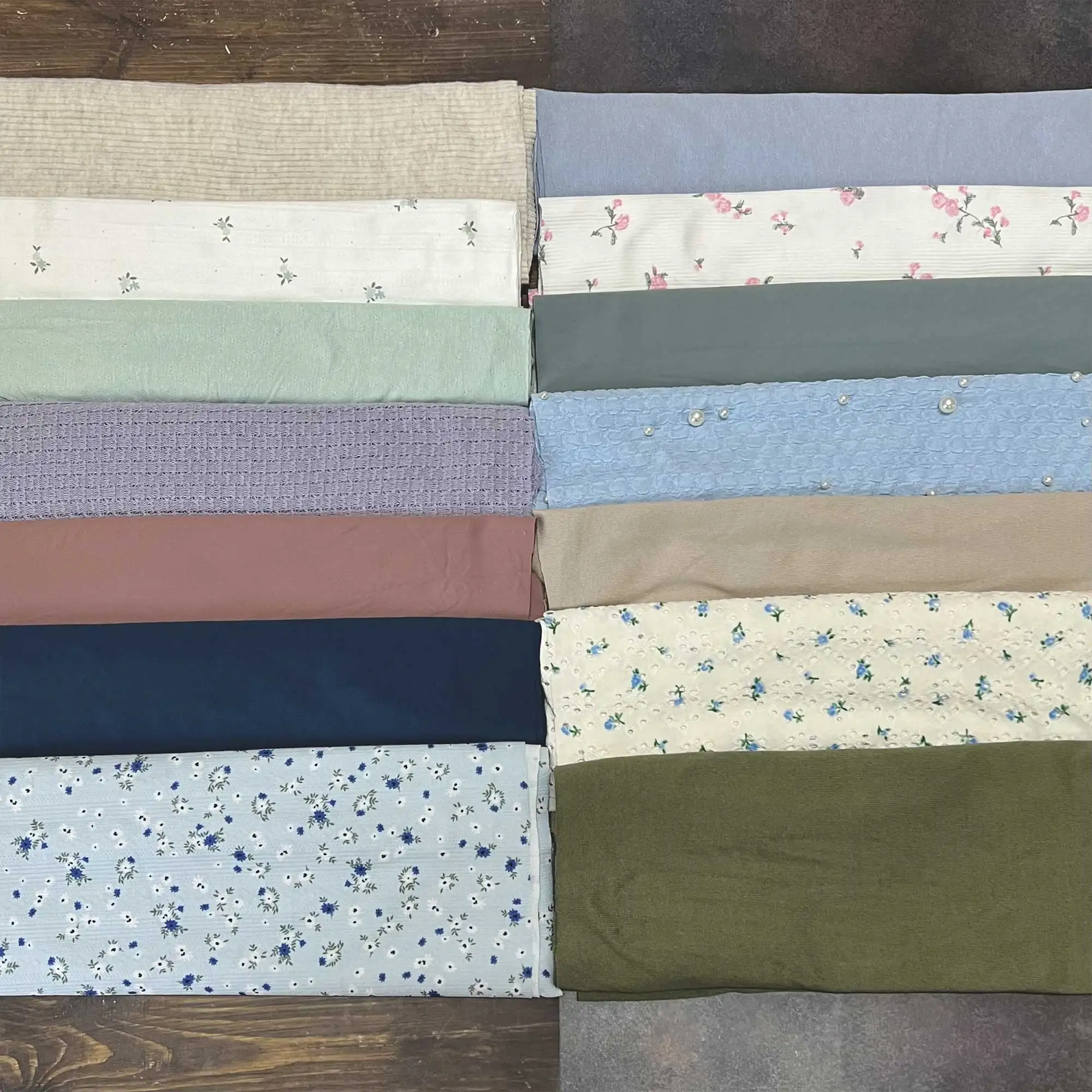 Couverture d'emmaillotage en mousseline florale, enveloppe en coton pour bébé, accessoire Photo pour nouveau-né, jouet sensoriel froissé doux, ensemble cadeau respirant 0-12M