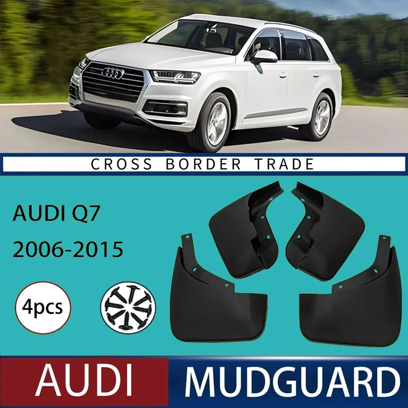 

Automotive Tire Mudguard Waterproof Splash Proof 4pcs Accessories For Audi Q7 2006-2015