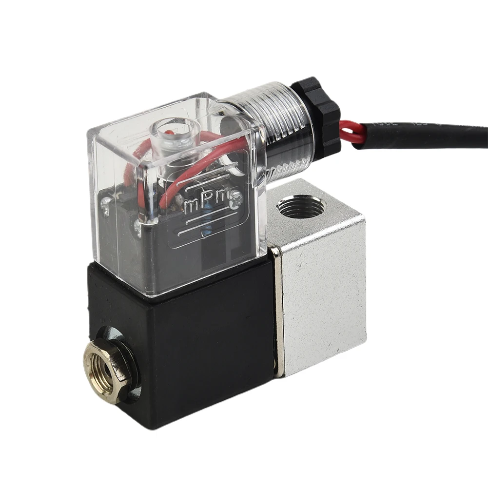 Normally Closed 2 Way Solenoid Valve G1/4 Female Thread for Air Compressor Systems Operating at 0 to 1.2MPa and 10 to 80C