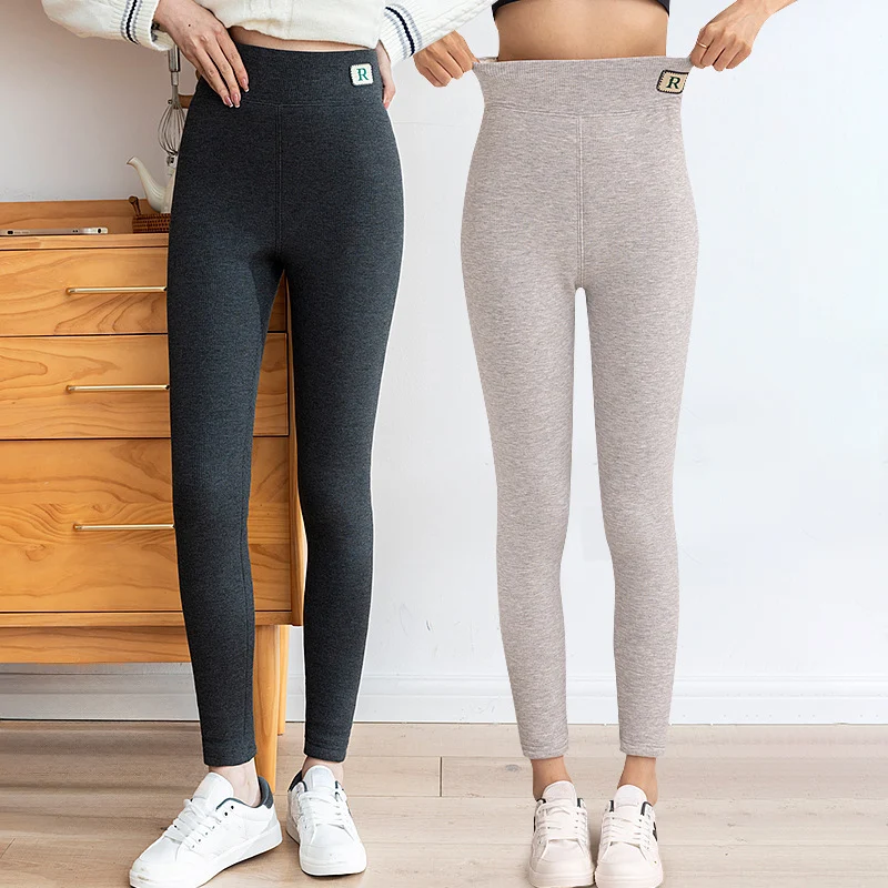 420 جرام عالية الخصر سحابة الصوف طماق النساء الخريف الشتاء سميكة الدافئة طماق بلون أفخم اصطف Thermale طماق Mujer #4