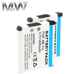 1400mAh Camera Battery NB-11L NB11L NB 11L For Canon A2600 A2300 IS A2400 A3500 A4000IS IXUS125 140 240 245 265 155 HS Bateria