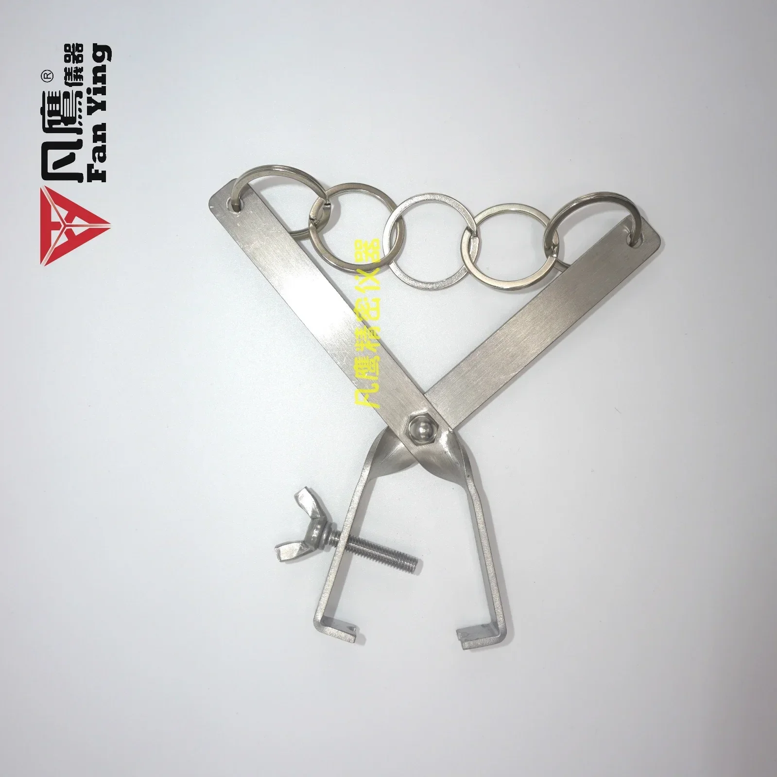 Thickened stainless steel plane tension clamp pliers two-jaw pliers tension clamp double-jaw hook tension machine locking pliers