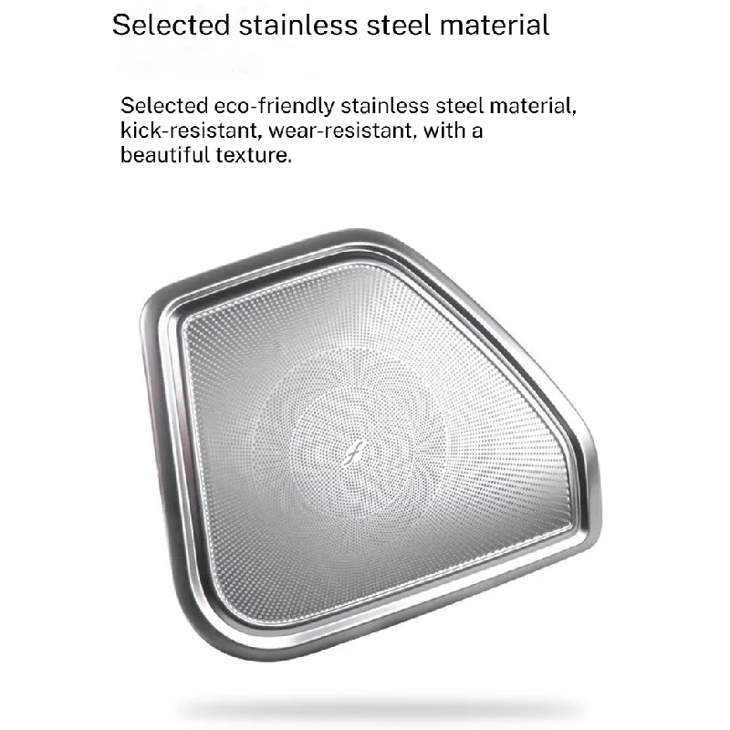 

Car Door Horn Cover For Porsche Macan 2014-2025 Berlin Sound Speaker Cover Interior Decoration Accessories