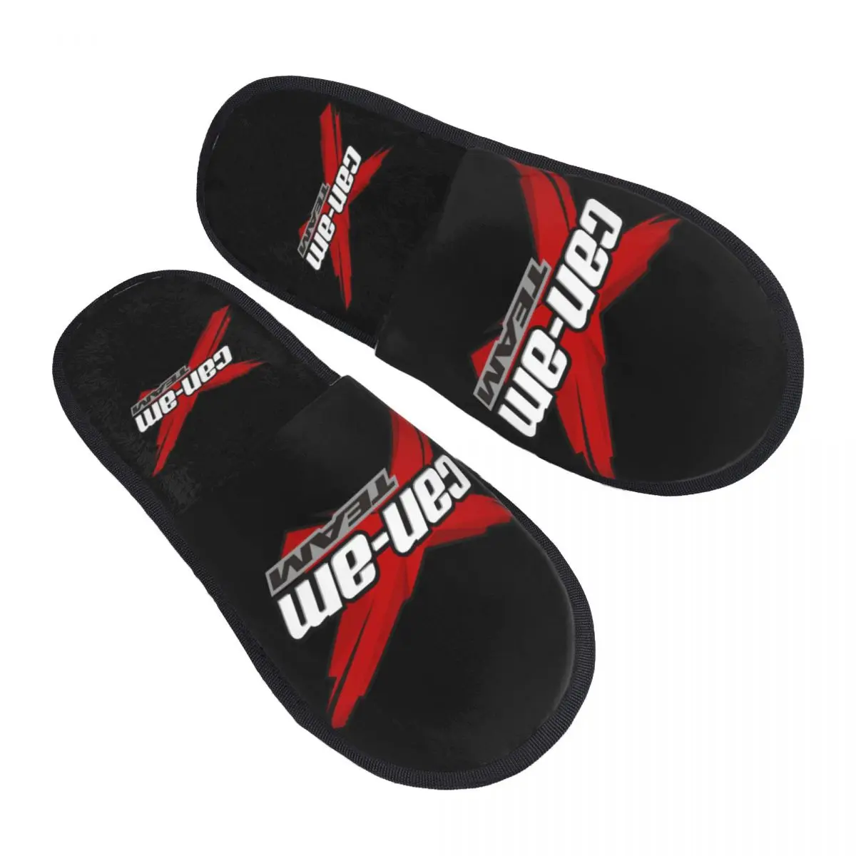 Custom Can Am BRP ATV Logo House Slippers Women Comfy Memory Foam Slip On Bedroom Slipper Shoes