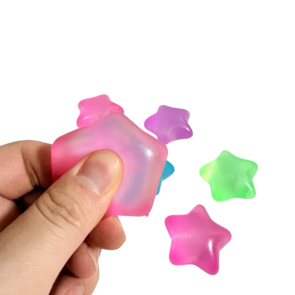 Neues Stressabbau-Spielzeug, leuchtende Sterne, Quetschspielzeug, Anti-Stress-Spielzeug, Schreibtisch-Fidget-Spielzeug für Freunde, Weihnachtsgeschenk – Detail 4