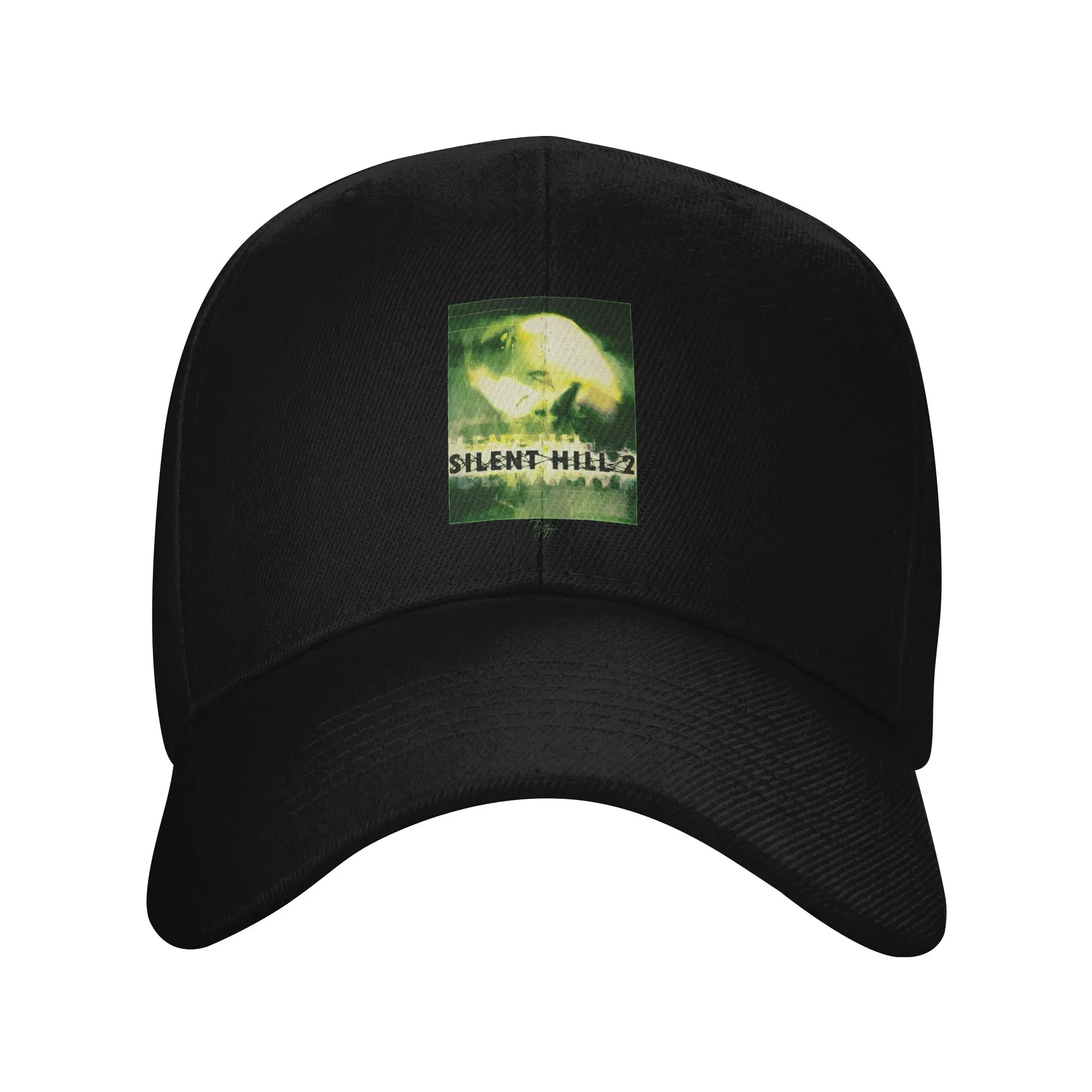 Silent Hill 2 - Ps2 Original Box Art (Green Cover) Trendy Baseball Cap City Sightseeing Soft Fabric Peaked Cap