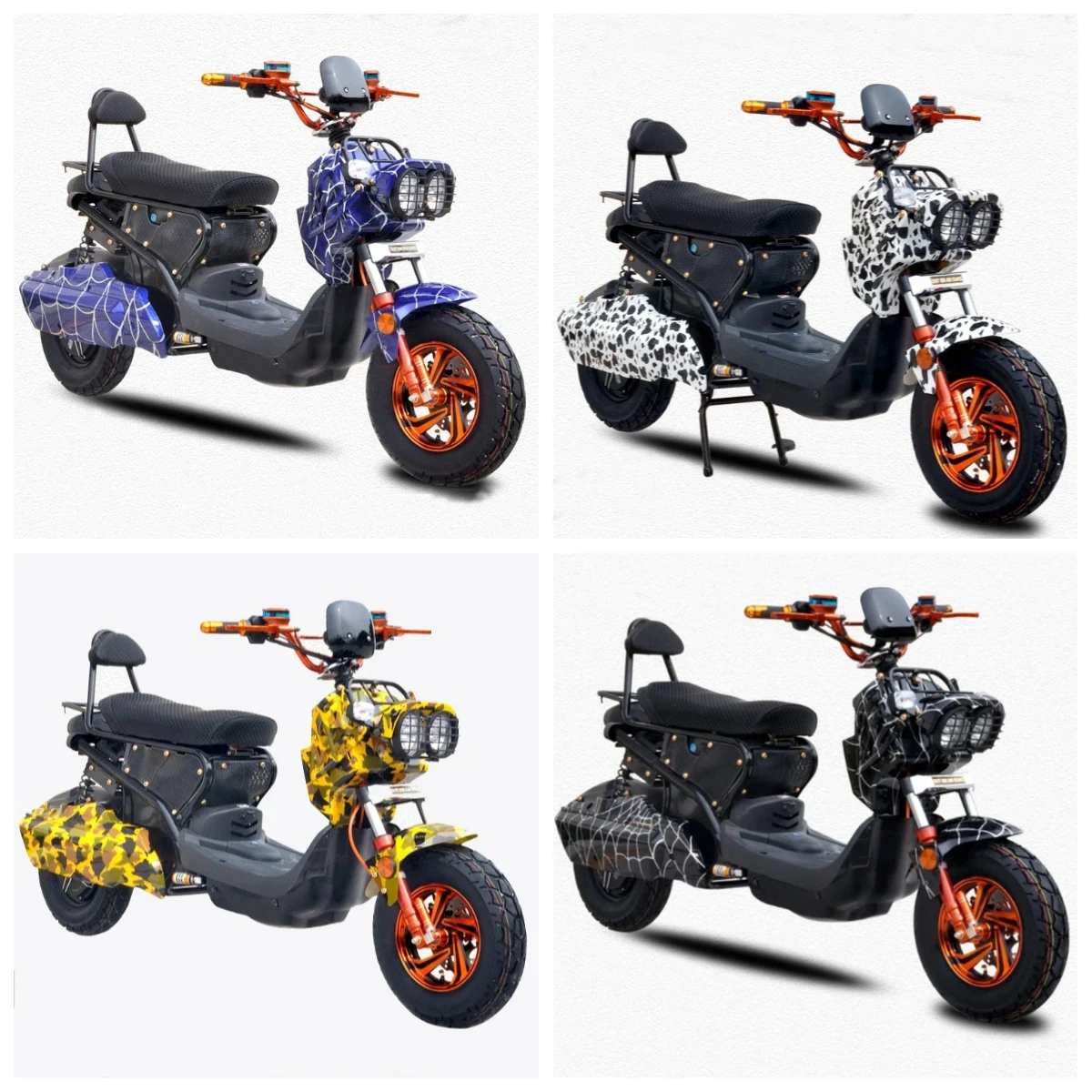 

STLF Luyuan Roywell Factory 72V 20A Lithium Battery EEC Electric Moped Scooter 1500W Electric Motorcycle Adult