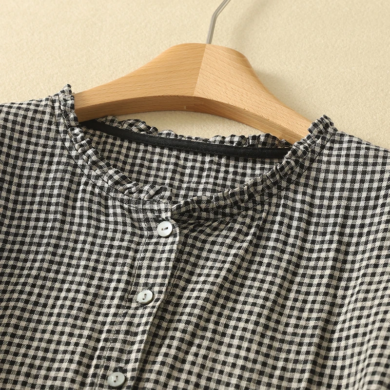 Letnia Nowość Tanie Cienkie Bawełniane Lniane Luźne Krótkie Koszulki Retro Bez Rękawów Okrągły Dekolt Prosty Krój