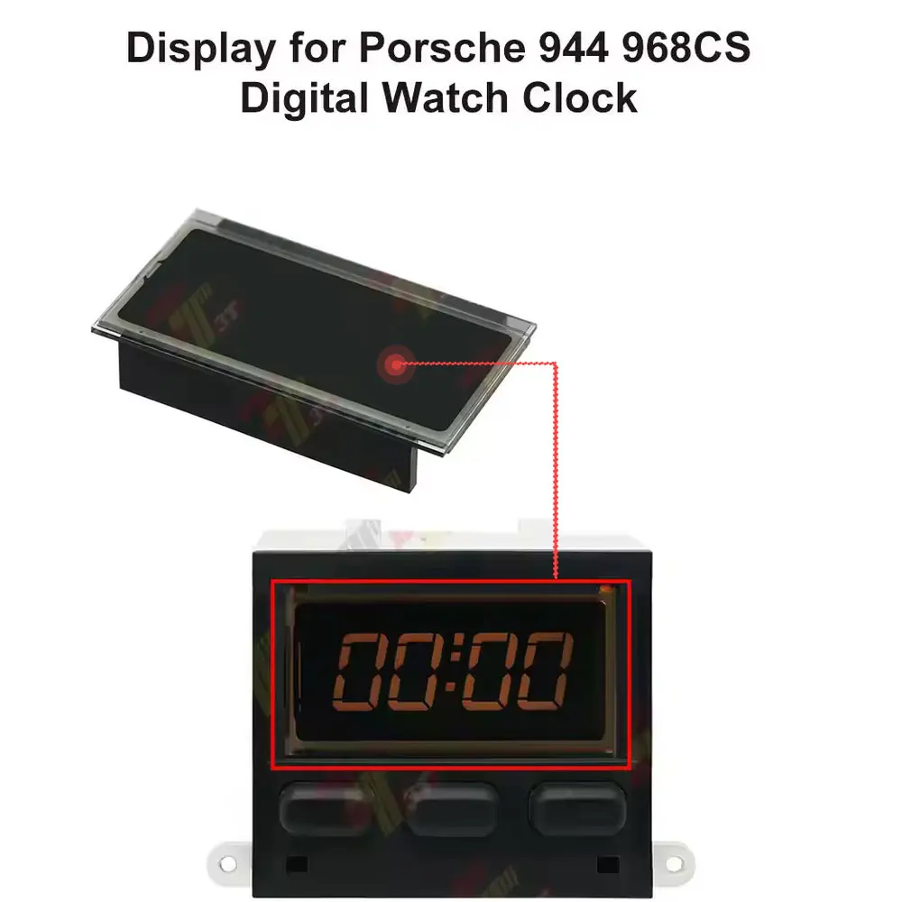 

LCD Display for Porsche 944 968 CS Digital Watch Clock