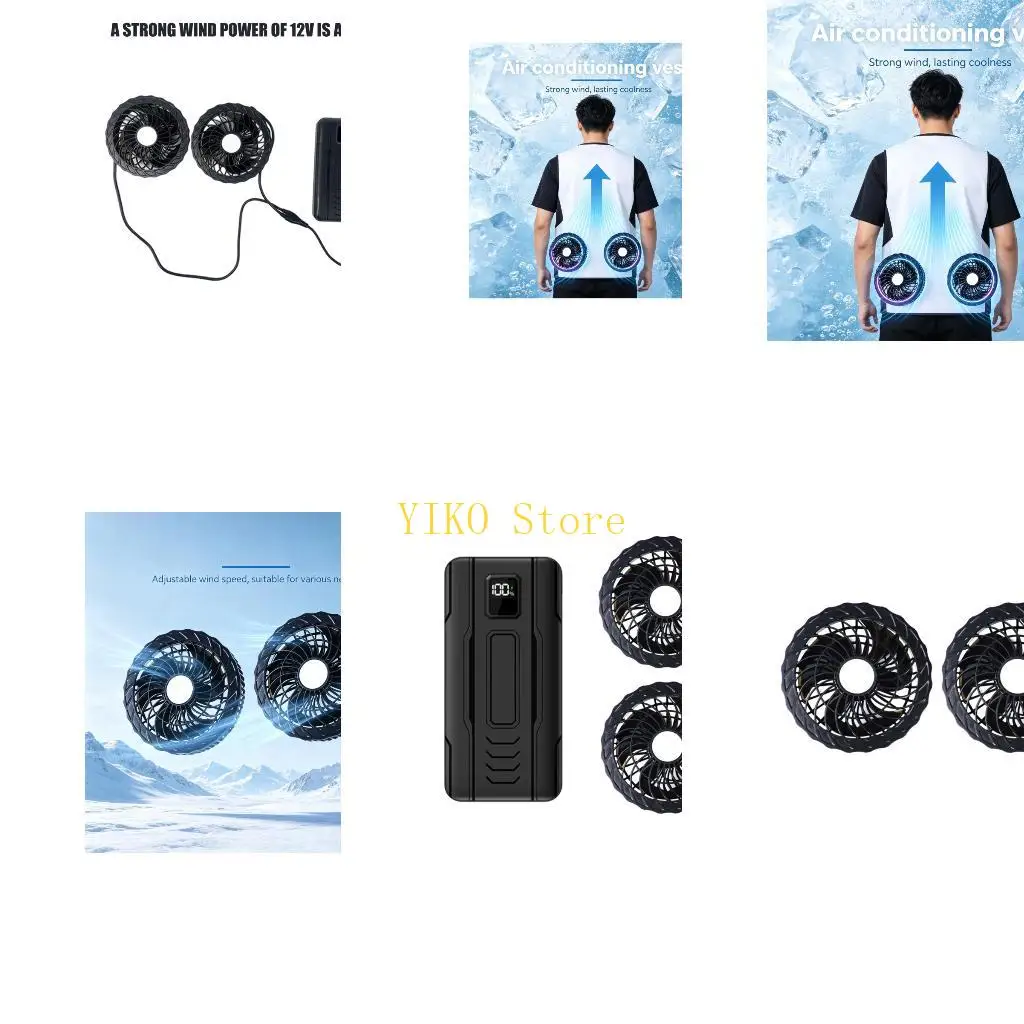 K32C Cooling Wear with 20000mAh Battery for Summer Outdoor Tasks