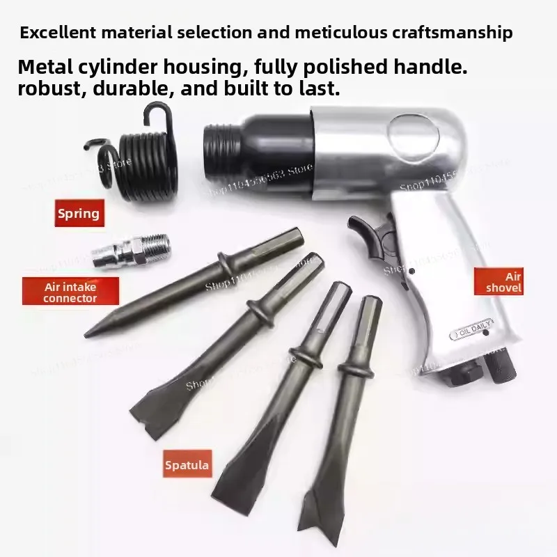 Universal Pneumatic Solid Aluminum Rivet Gun, M4/M5 Sizes, Special Riveting Tool for Road Advertising Signs