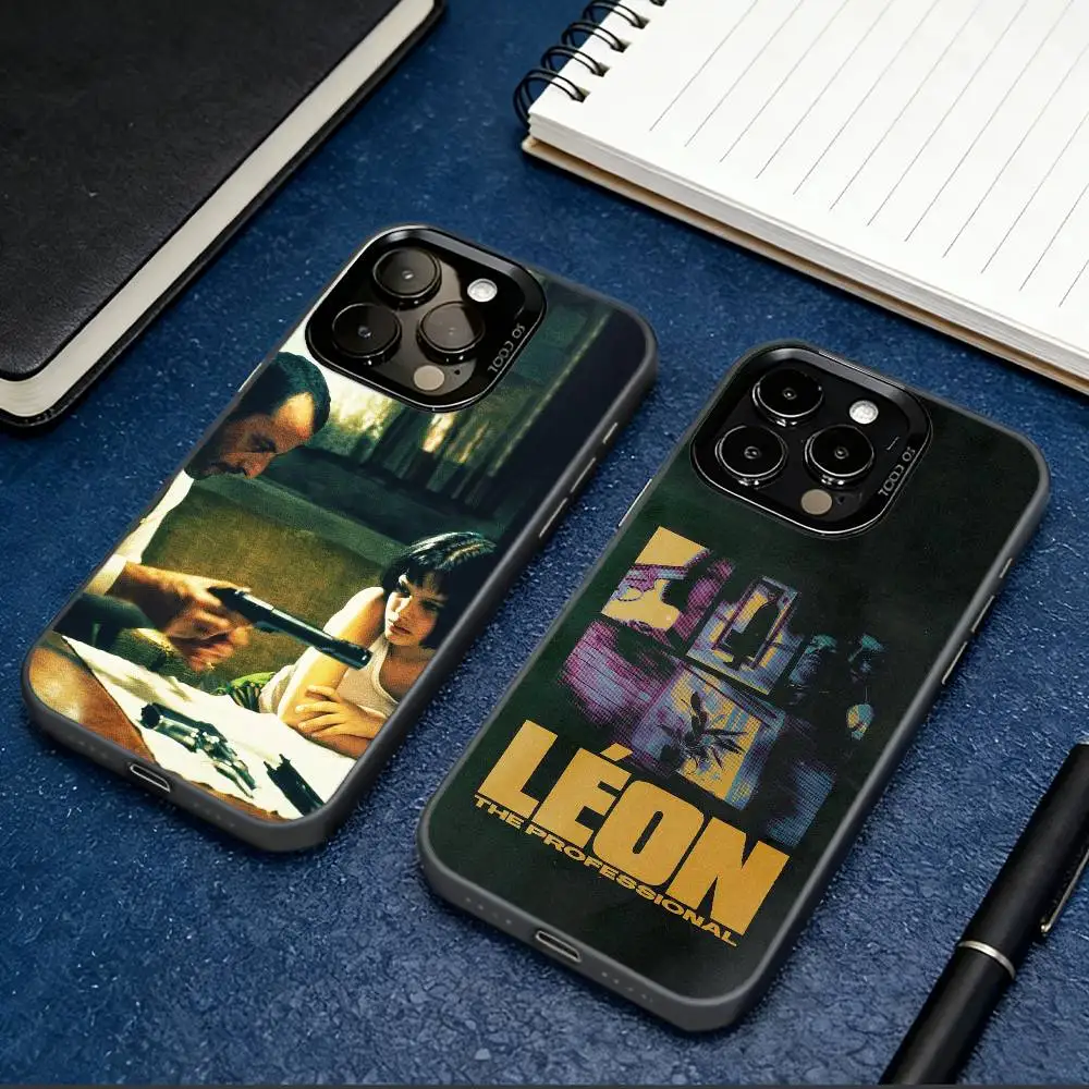 

L-Leon The Professional Phone Case For iPhone 17,16,15,14,13,12,11 Plus,Pro Max,XS,Colorful Silver Phone case Funda Cover