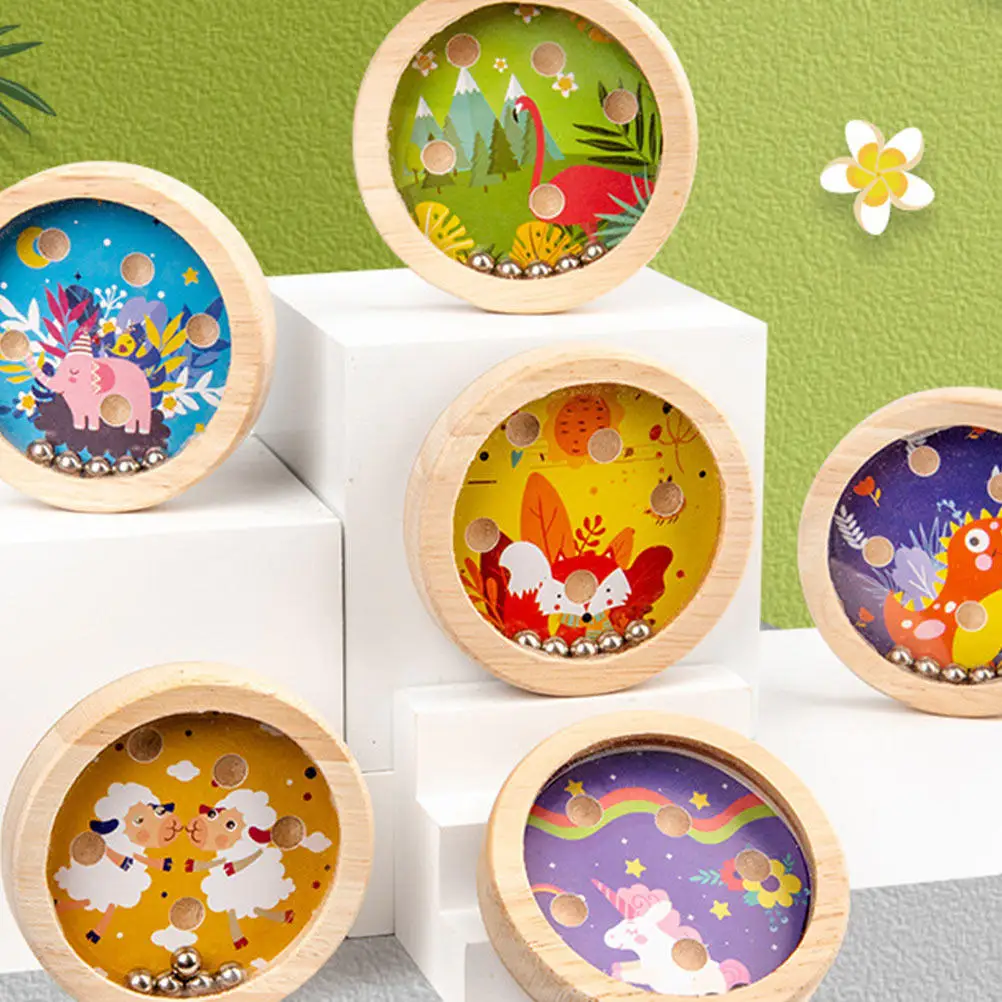 

Балансирующая доска-головоломка Maze Puzzle для детей, игрушка-балансир, Wobble Board