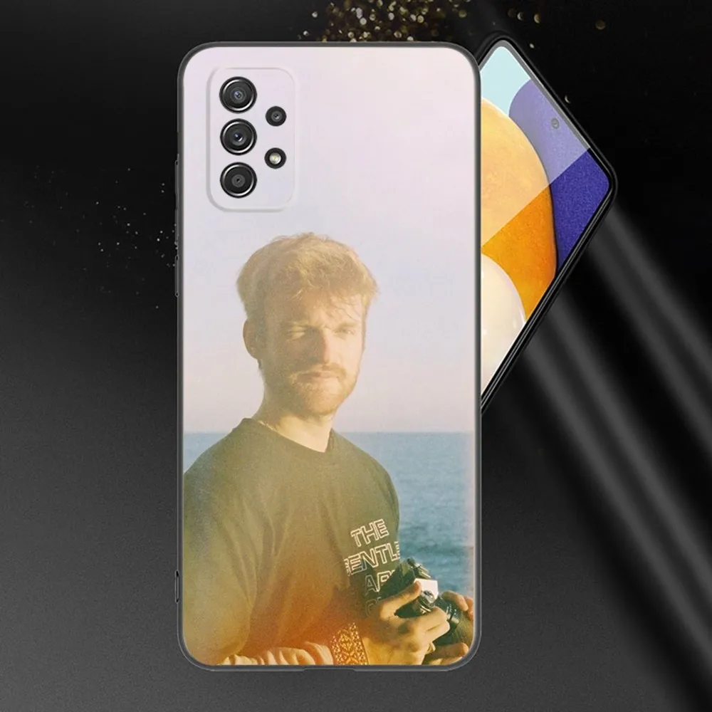 Singer F-Finneas Phone Case For Samsung Galaxy A13,A21s,A22,A31,A32,A52,A53,A71,A80,A91 Soft Black Phone Cover