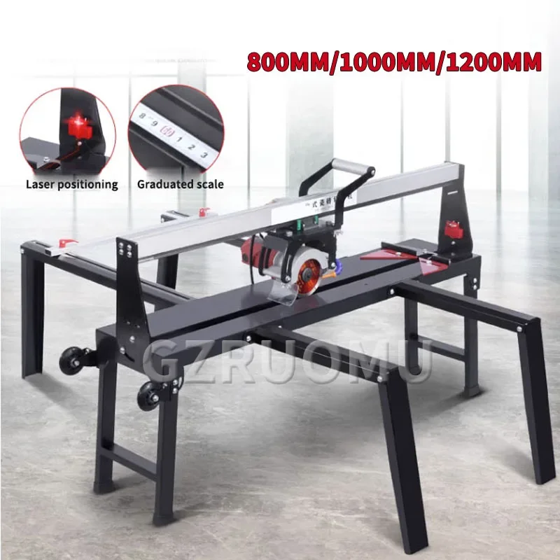 Laser Infrared Tile Cutting Machine 1200MM Tiles Push Knife High Precision Manual Floor Wall Tile Cutter 0-30MM