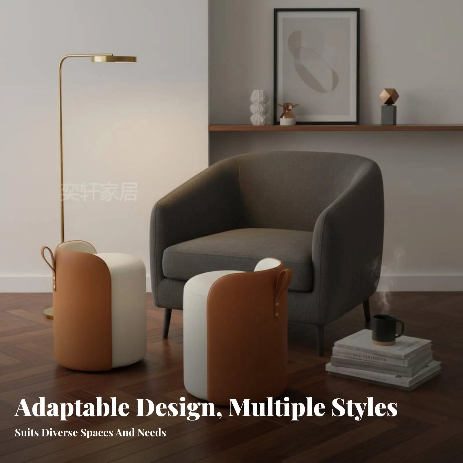 

Подставка для ног в форме кошачьей лапы, легкая роскошь и стильный дизайн, сиденье в форме кошачьей лапы, ножки золотистого цвета, компактный размер для женщин и взрослых.