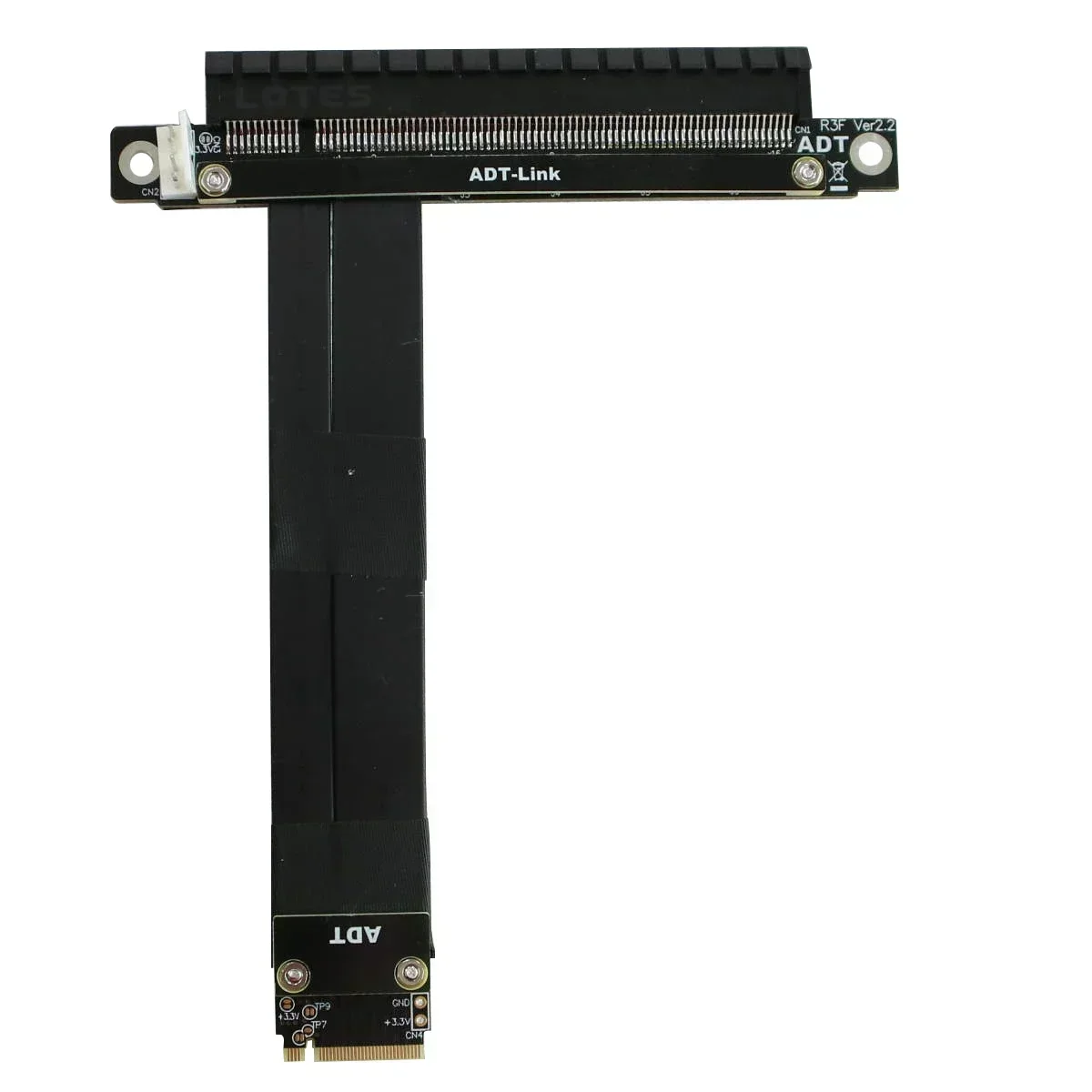 

M.2 To PCIE X16 NGFF NVMe Interface Adapter Extension Cable For Graphics Card Built In Upright Right angle Transfer Pcie3.0 16x