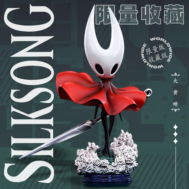 28 cm Hollow Knight Actiefiguren De Bleke Koning Gk Figuren Anime Game Cartoon Duivel Speelgoed Ornamenten Model Vrienden HORNET